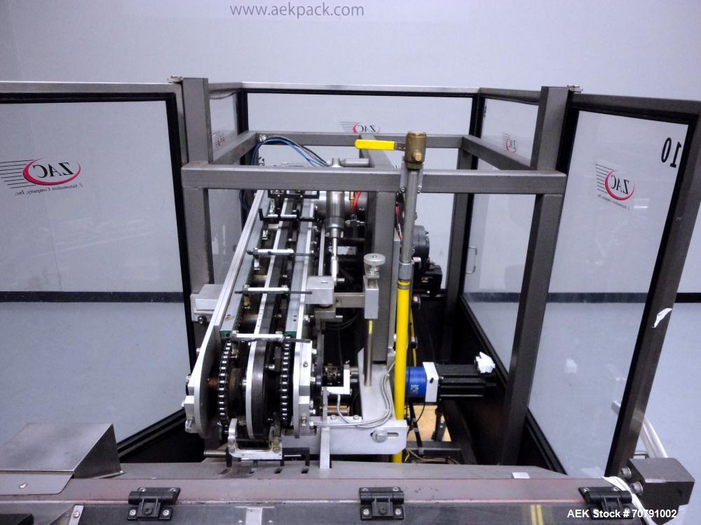Used Z-Automation Model CH9-401 Pouch Stacker Horizontal Cartoner with Hot Melt