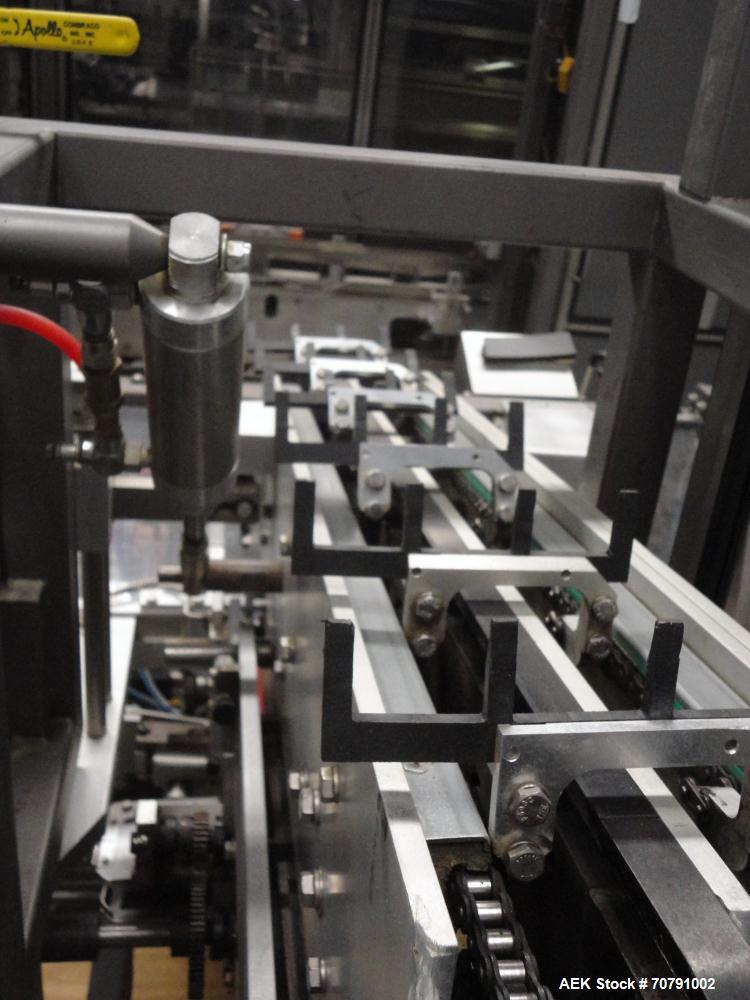 Used Z-Automation Model CH9-401 Pouch Stacker Horizontal Cartoner with Hot Melt