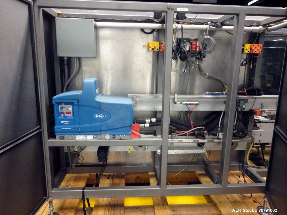 Used Z-Automation Model CH9-401 Pouch Stacker Horizontal Cartoner with Hot Melt