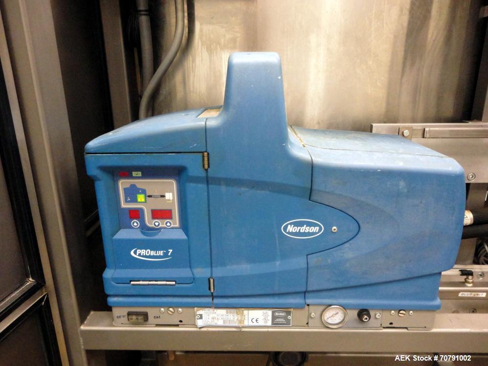 Used Z-Automation Model CH9-401 Pouch Stacker Horizontal Cartoner with Hot Melt