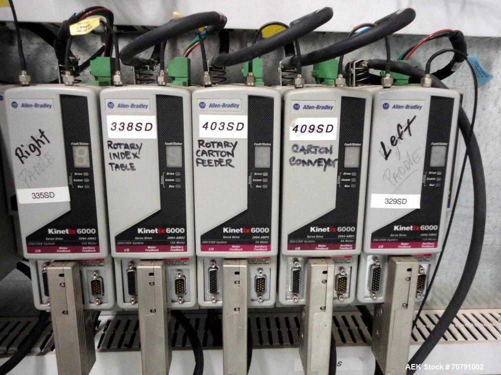 Used Z-Automation Model CH9-401 Pouch Stacker Horizontal Cartoner with Hot Melt