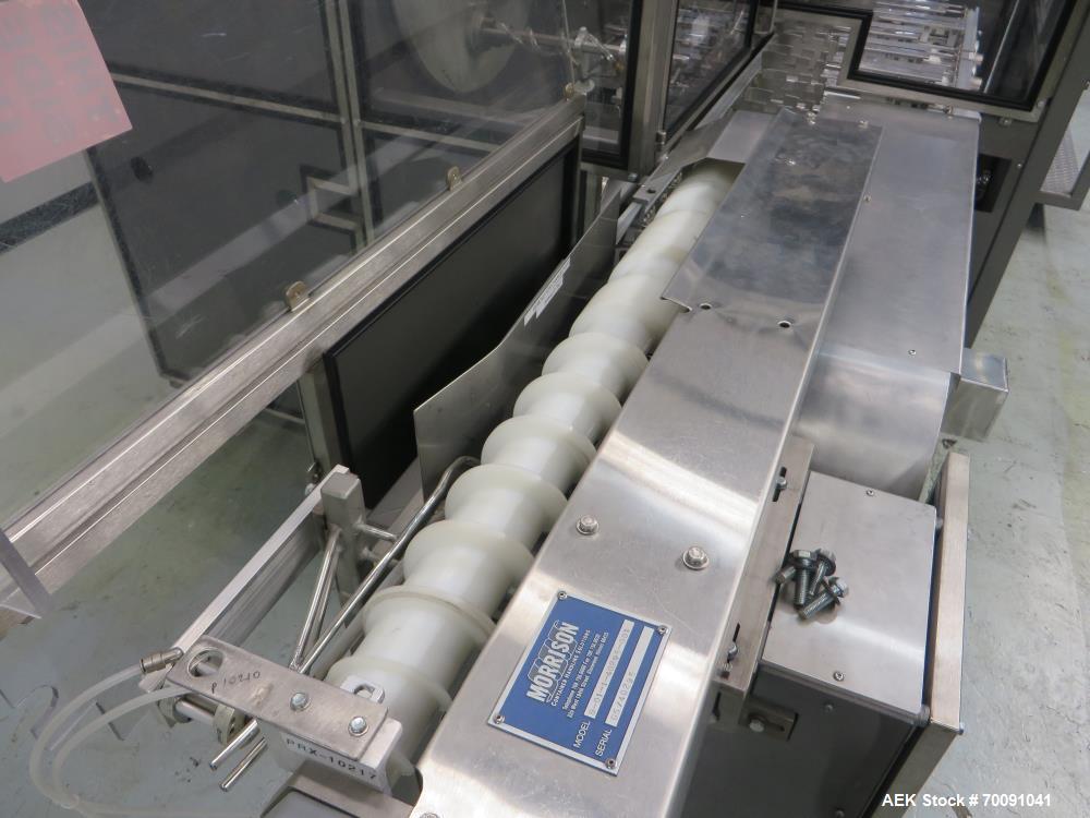 Used Z-Automation ZAC CH 7.5 2500 Automatic Horizontal Glue Cartoner with Bottle Loader
