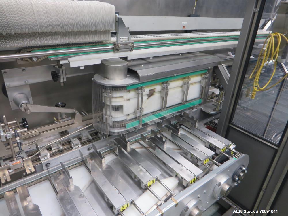 Used Z-Automation ZAC CH 7.5 2500 Automatic Horizontal Glue Cartoner with Bottle Loader