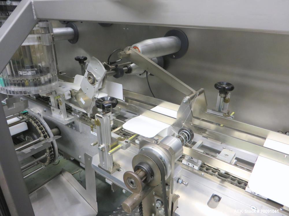Used Z-Automation ZAC CH 7.5 2500 Automatic Horizontal Glue Cartoner with Bottle Loader