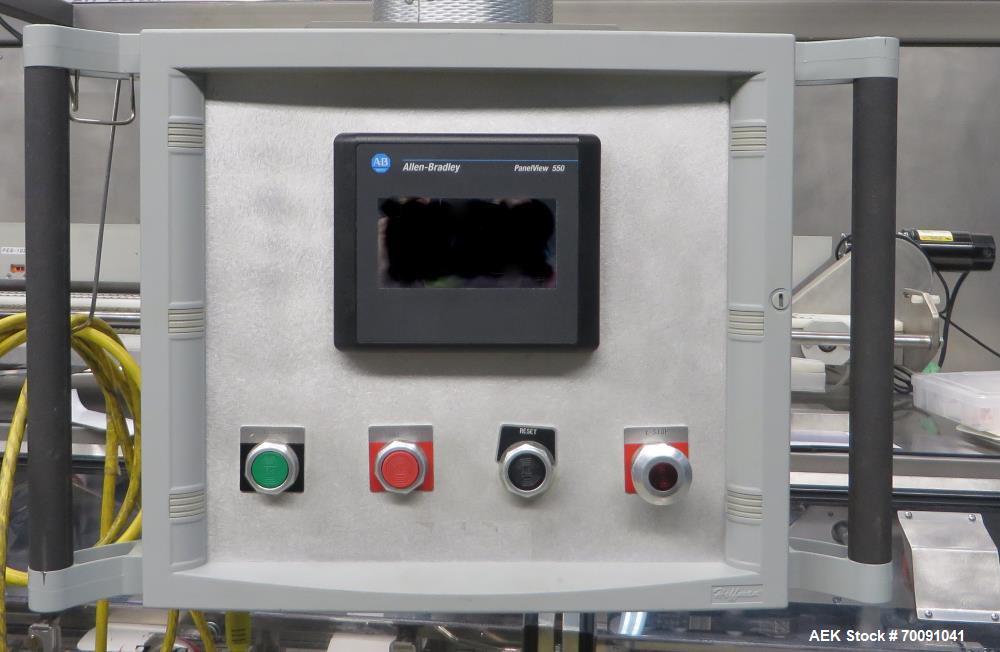 Used Z-Automation ZAC CH 7.5 2500 Automatic Horizontal Glue Cartoner with Bottle Loader