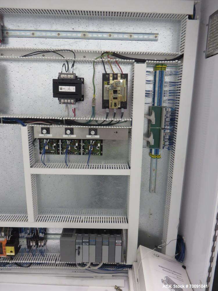 Used Z-Automation ZAC CH 7.5 2500 Automatic Horizontal Glue Cartoner with Bottle Loader