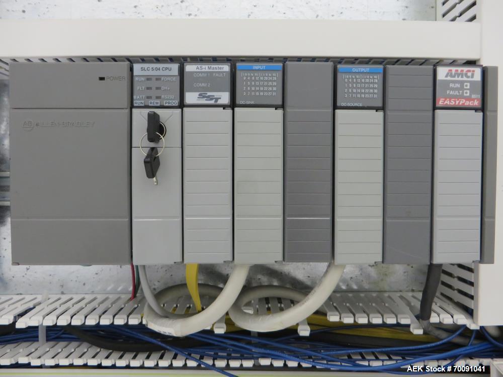 Used Z-Automation ZAC CH 7.5 2500 Automatic Horizontal Glue Cartoner with Bottle Loader