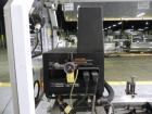 Used Adco Model 15DBC105-EC Automatic Horizontal Cartoner. Capable of speeds from 50 to 125 cartons per minute. Has two head rotary carton feed with 4' long magazine. Machine is set on 12