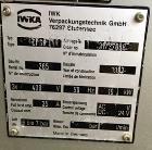 Used IWKA Model CPS-R Automatic Horizontal Blisterpack Cartoner
