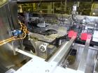 Used Jones Criterion 2000 (IM-C2K) Automatic Intermittent Motion Horizontal Cartoner. Capable of speeds from 20 to 66 cartons per minute. Reverse Tuck flap closures   Has 6