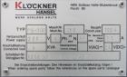 Used Klockner Model P-5/100 Automatic Horizontal Blister Pack Cartoner