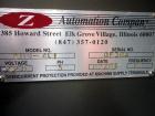 Used Z-Automation Model CH9-401 Pouch Stacker Horizontal Cartoner with Hot Melt