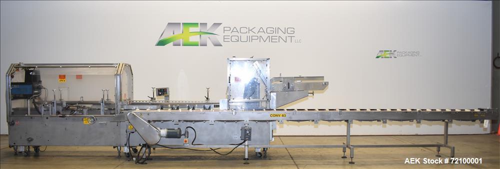Used Adco 15D105-SS Stainless Steel Horizontal Load Semi Automatic Cartoner.