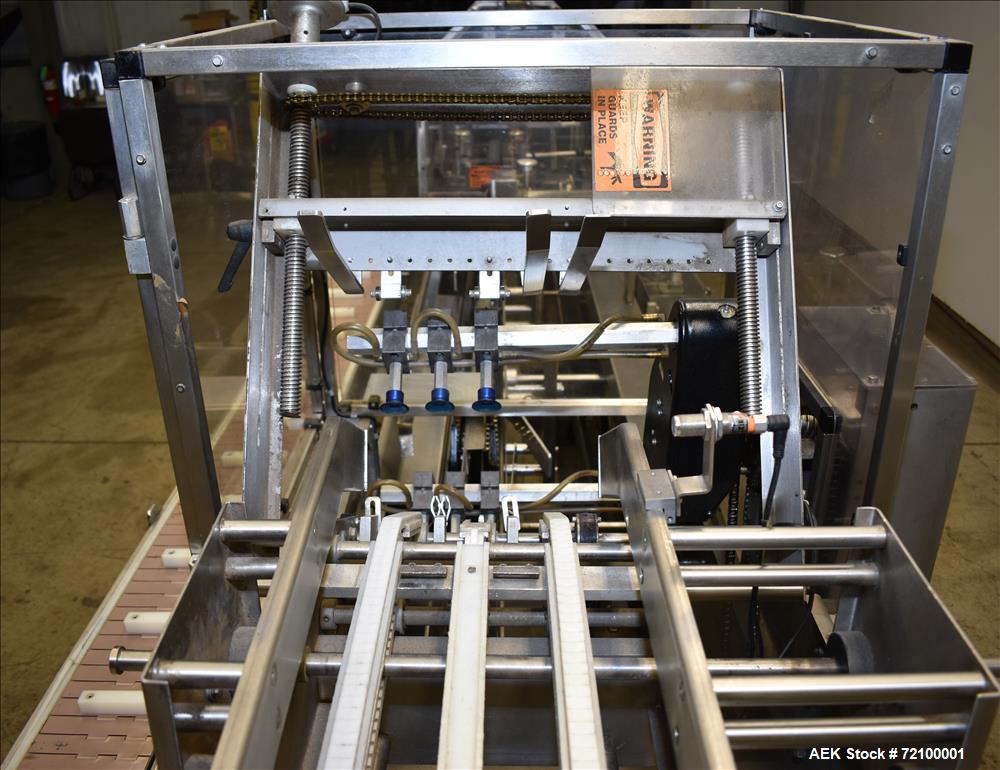 Used Adco 15D105-SS Stainless Steel Horizontal Load Semi Automatic Cartoner.