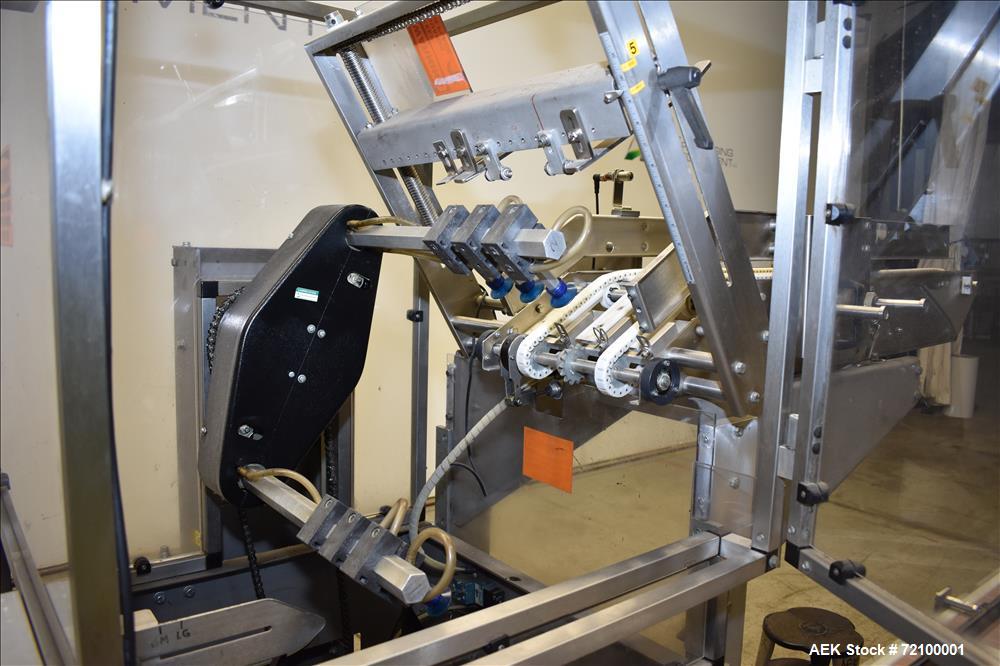 Used Adco 15D105-SS Stainless Steel Horizontal Load Semi Automatic Cartoner.