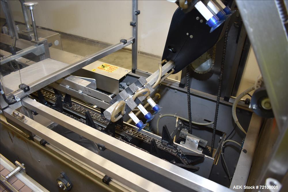 Used Adco 15D105-SS Stainless Steel Horizontal Load Semi Automatic Cartoner.