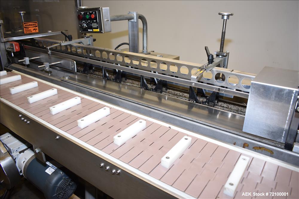 Used Adco 15D105-SS Stainless Steel Horizontal Load Semi Automatic Cartoner.