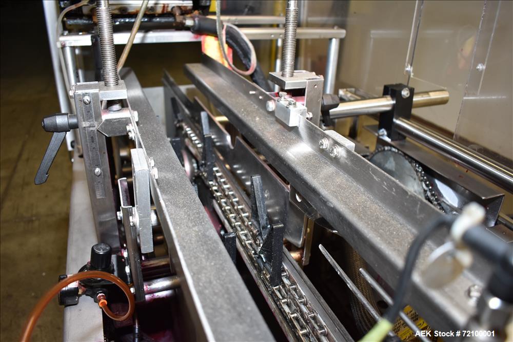 Used Adco 15D105-SS Stainless Steel Horizontal Load Semi Automatic Cartoner.