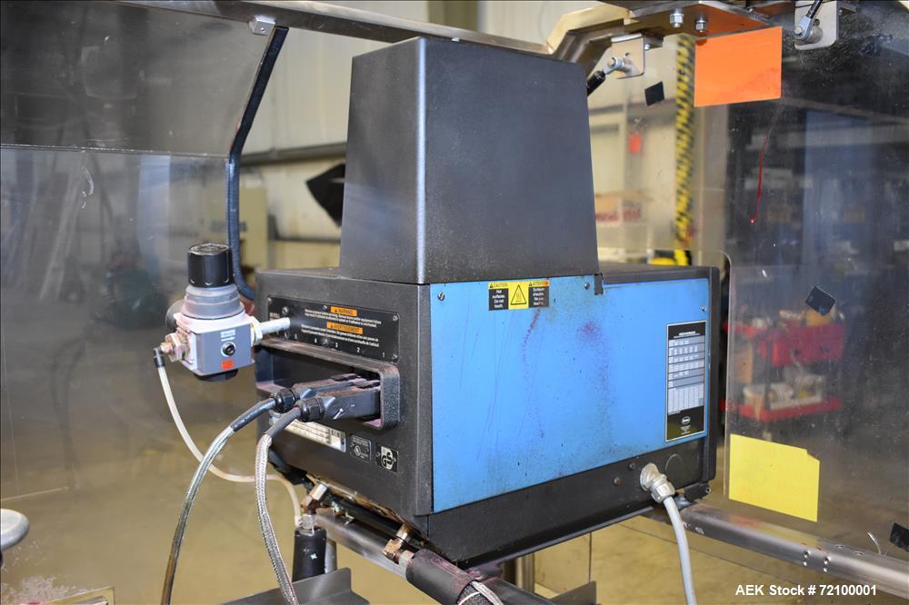 Used Adco 15D105-SS Stainless Steel Horizontal Load Semi Automatic Cartoner.