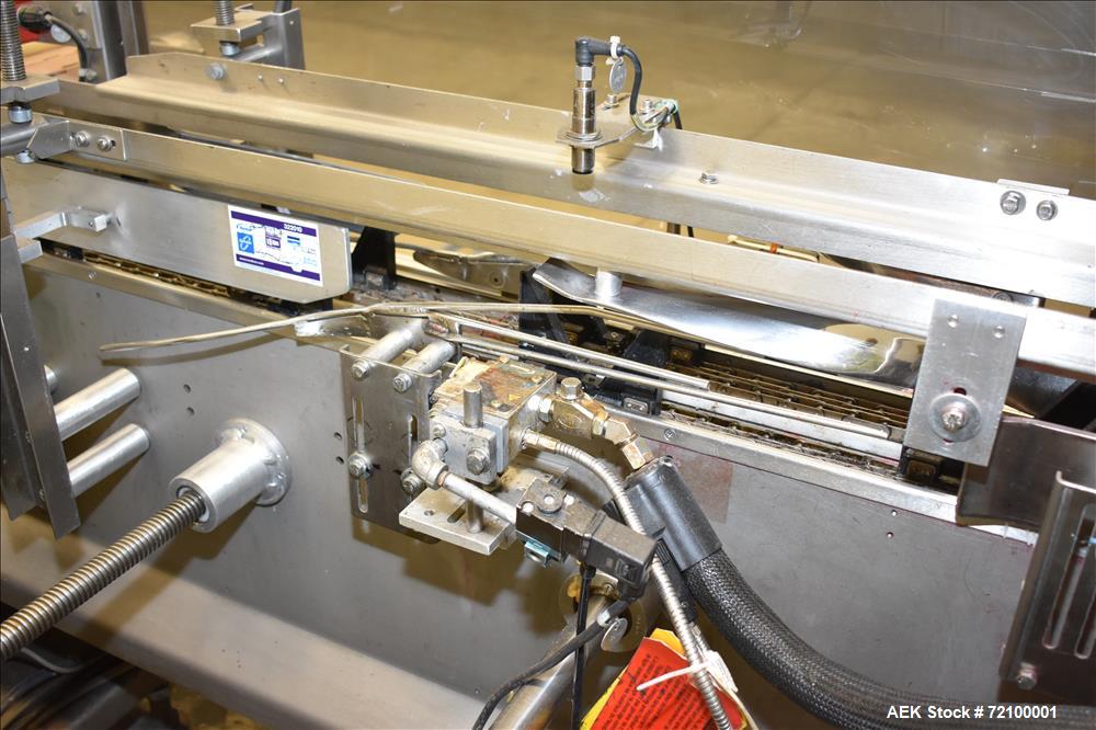 Used Adco 15D105-SS Stainless Steel Horizontal Load Semi Automatic Cartoner.