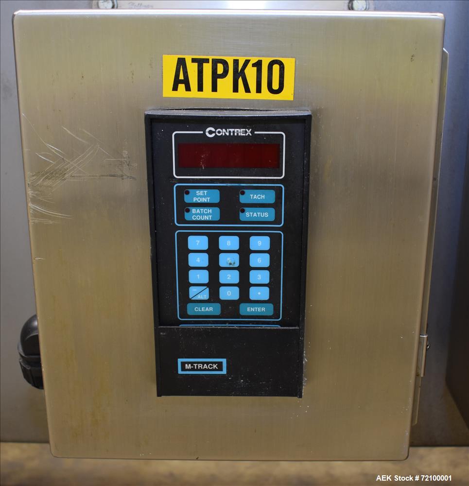 Used Adco 15D105-SS Stainless Steel Horizontal Load Semi Automatic Cartoner.
