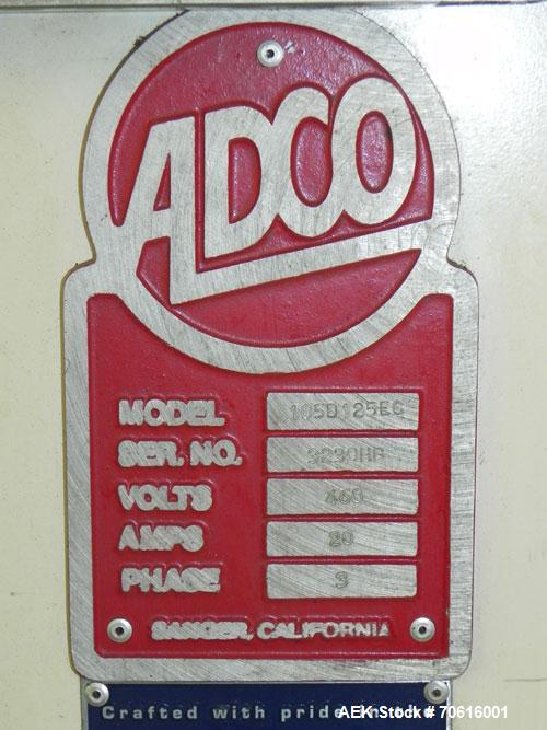 Used Adco Model 105D125EC Semi-Automatic Horizontal Cartoner