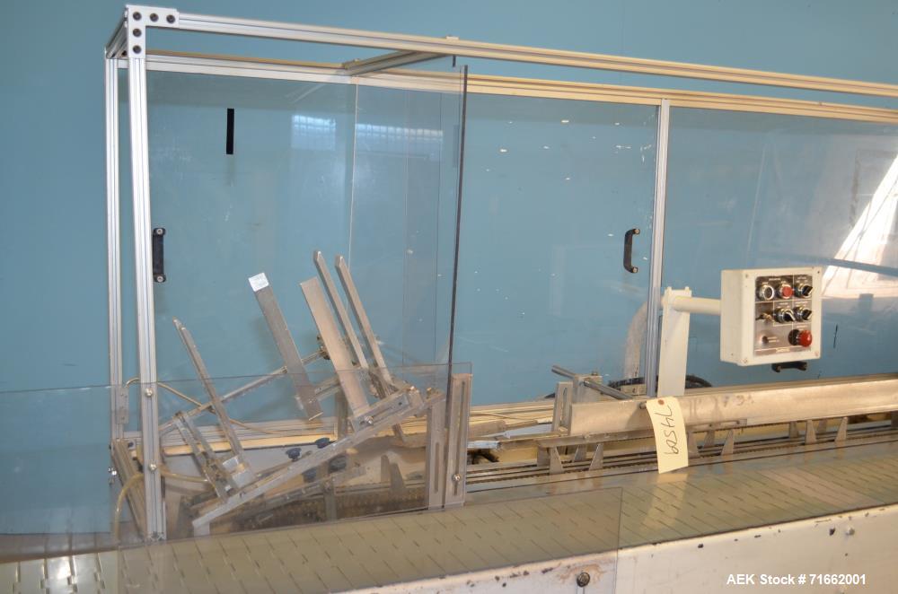 Used Adco Model 15D-60EC Semi Automatic Horizontal Glue Cartoner.