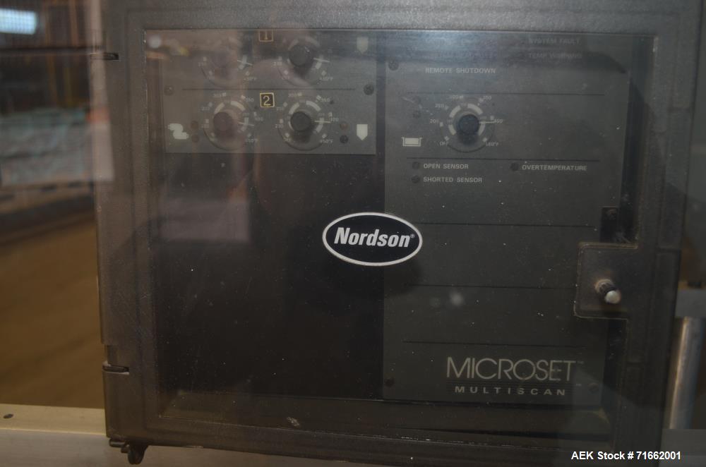Used Adco Model 15D-60EC Semi Automatic Horizontal Glue Cartoner.