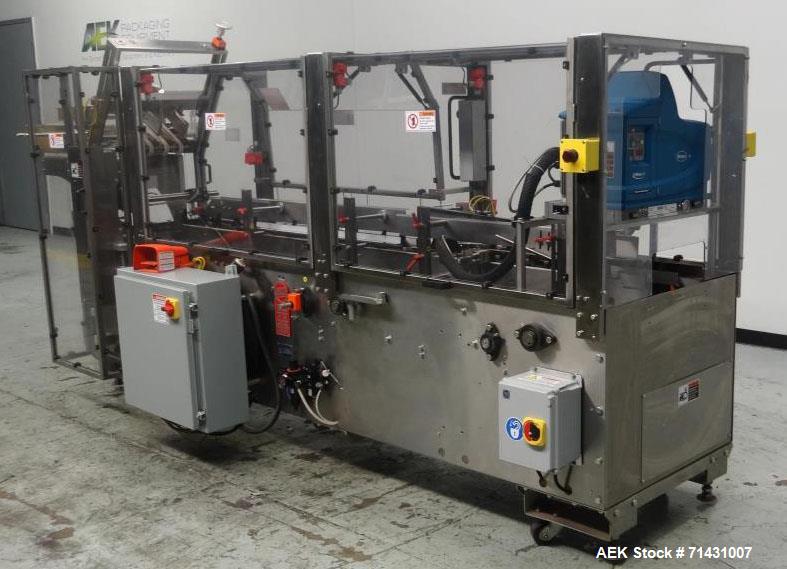 Used Adco Model 15DZ60SS Semi Automatic Horizontal Cartoner.