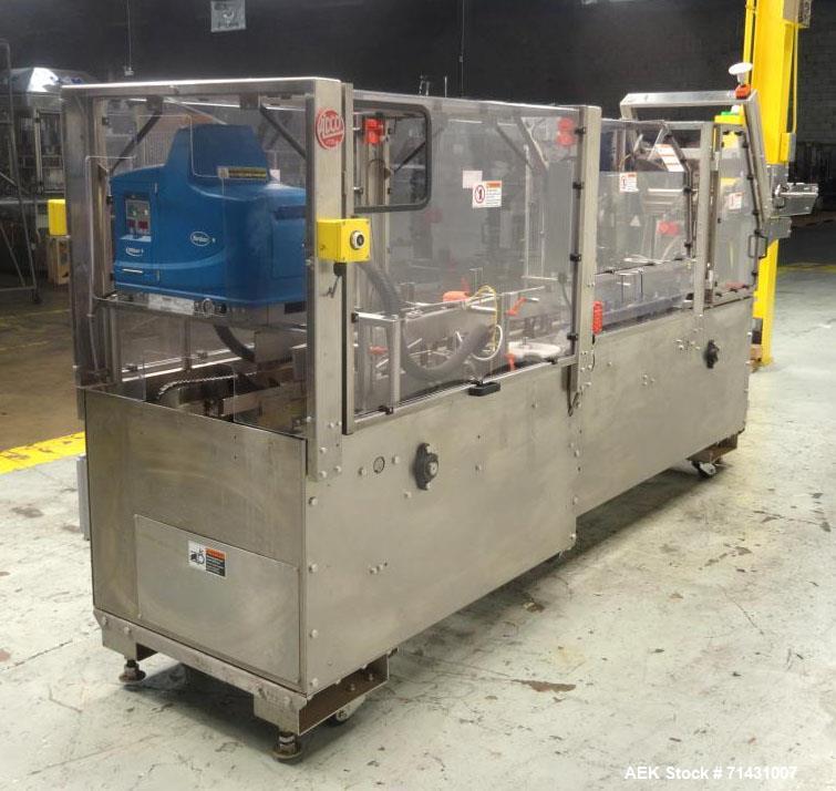 Used Adco Model 15DZ60SS Semi Automatic Horizontal Cartoner.