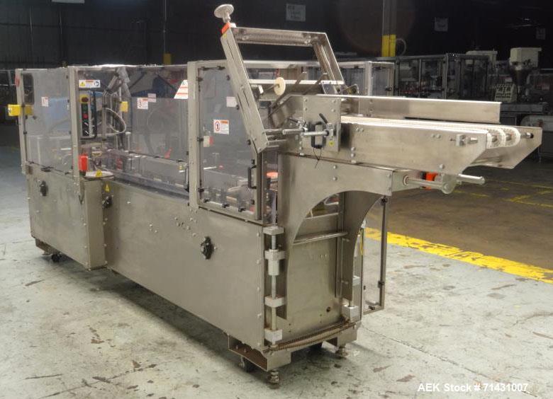 Used Adco Model 15DZ60SS Semi Automatic Horizontal Cartoner.