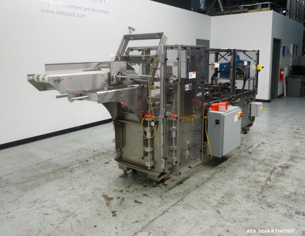 Used Adco Model 15DZ60SS Semi Automatic Horizontal Cartoner.
