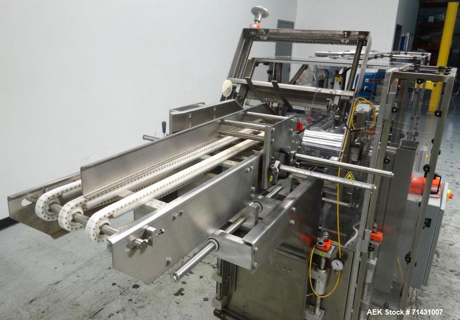 Used Adco Model 15DZ60SS Semi Automatic Horizontal Cartoner.