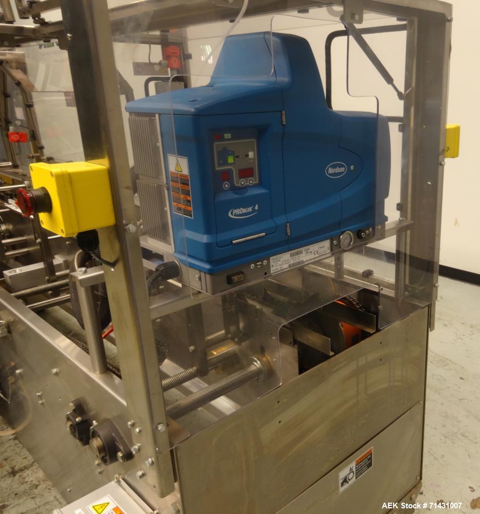 Used Adco Model 15DZ60SS Semi Automatic Horizontal Cartoner.