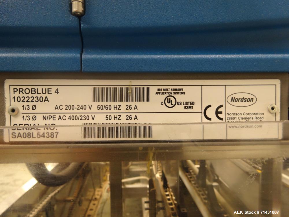 Used Adco Model 15DZ60SS Semi Automatic Horizontal Cartoner.