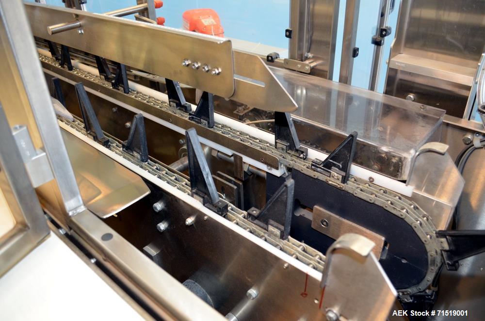 Used Adco Model 15DZ60SS Semi Automatic Stainless Steel Horizontal Cartoner