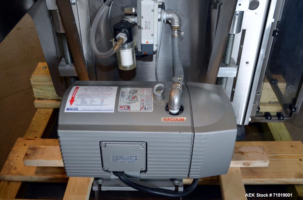 Used Adco Model 15DZ60SS Semi Automatic Stainless Steel Horizontal Cartoner