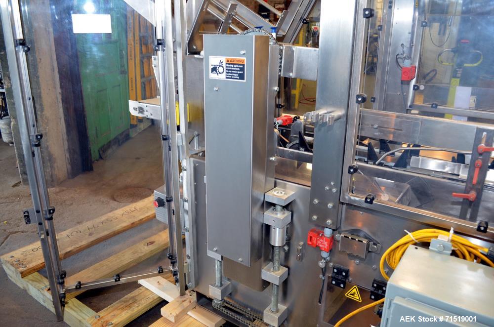 Used Adco Model 15DZ60SS Semi Automatic Stainless Steel Horizontal Cartoner