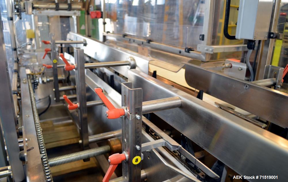 Used Adco Model 15DZ60SS Semi Automatic Stainless Steel Horizontal Cartoner