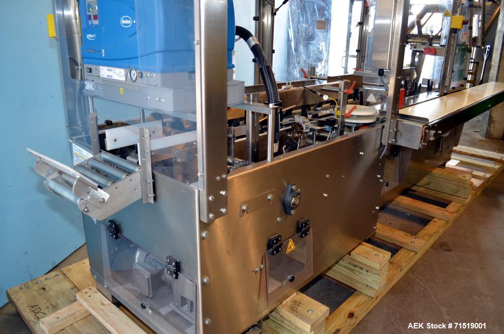 Used Adco Model 15DZ60SS Semi Automatic Stainless Steel Horizontal Cartoner