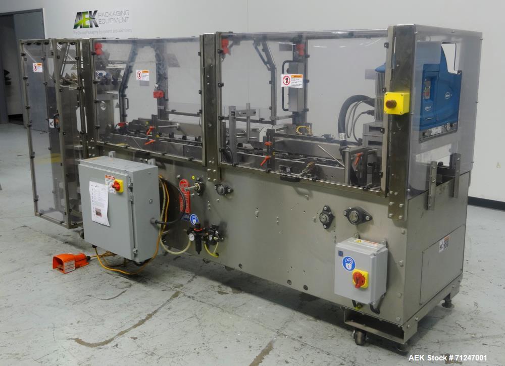 Used Adco Model 15DZ60SS Semi Automatic Horizontal Cartoner