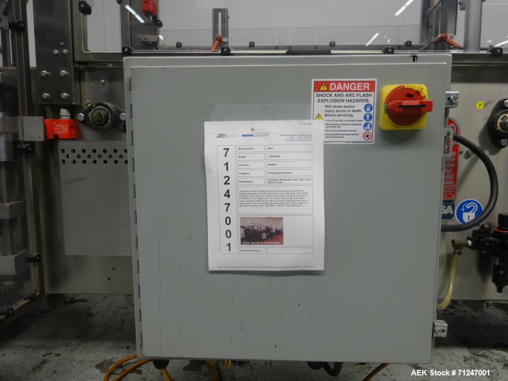 Used Adco Model 15DZ60SS Semi Automatic Horizontal Cartoner