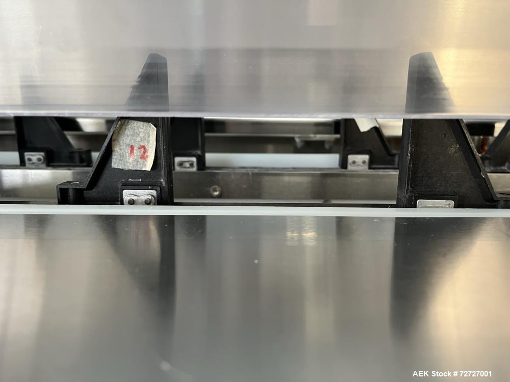 Used Adco Semi-Automatic Horizontal Load Cartoner, Model 15DZ60SS, Stainless Steel. 25-230mm long x 25-100mm wide x 100-305mm deep carton size range. 3/60/230/460v Requirement. Serial# 4979HG.Include...