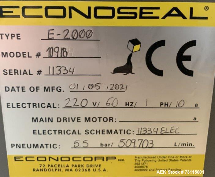 Econocorp Econoseal Automatic Horizontal Cartoner,