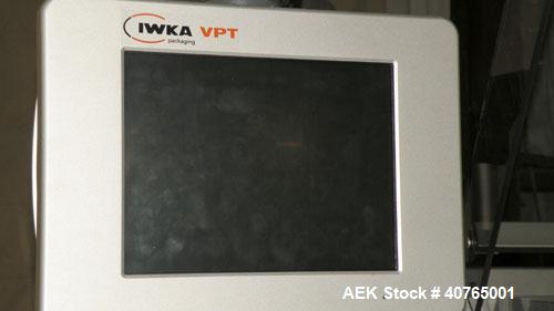 Used IWKA Cartopac SC6 Automatic Horizontal Cartoner. Capable of speeds up to 300 BPM. Has 6" centers for a carton size range: length 20 to 125mm, width 15 to 110mm, depth 85 to 230mm. Has 15' long a...