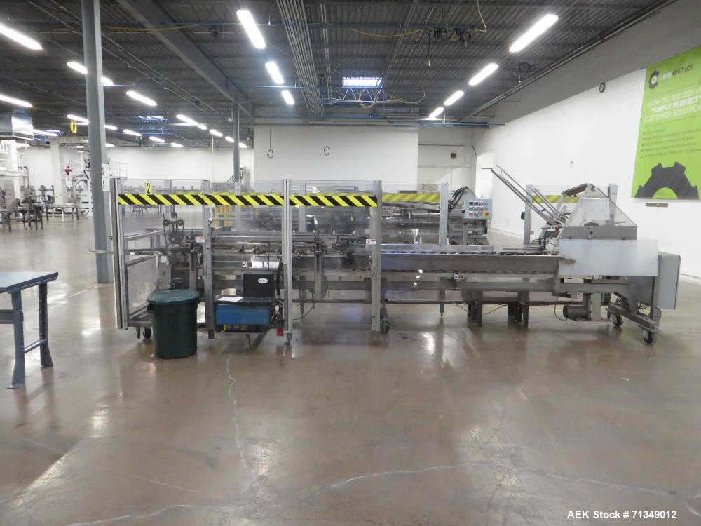 Used Langen Model B1 Semi-Automatic Horizontal Glue Cartoner