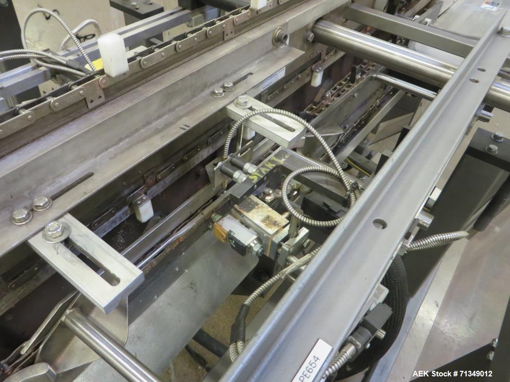 Used Langen Model B1 Semi-Automatic Horizontal Glue Cartoner
