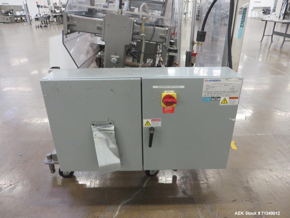 Used Langen Model B1 Semi-Automatic Horizontal Glue Cartoner