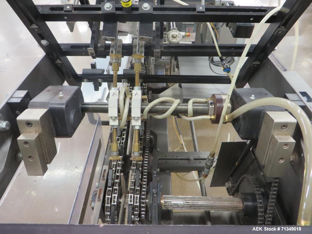 Used Langen Model B1 Cartoner, Top Square Chain, 6' Load Area, 9" Centers