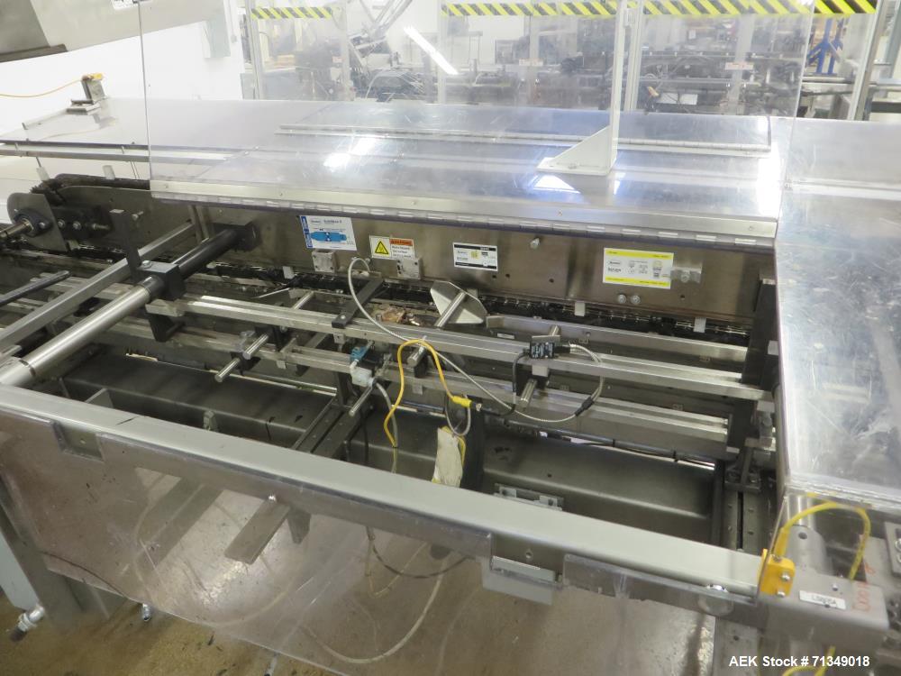 Used Langen Model B1 Cartoner, Top Square Chain, 6' Load Area, 9" Centers
